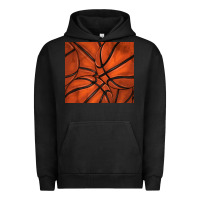 Pigment Black distressed basketball pattern Urban Hoodie - TumblerDesignByShophia