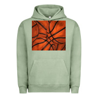 Pigment Oil Green distressed basketball pattern Urban Hoodie - TumblerDesignByShophia