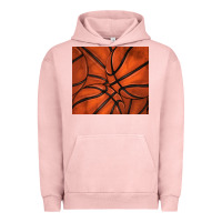 Pigment Salmon distressed basketball pattern Urban Hoodie - TumblerDesignByShophia