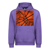 Distressed Basketball Pattern Urban Hoodie | Teevron