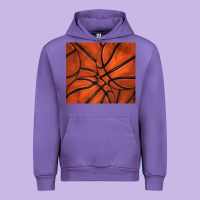 Distressed Basketball Pattern Urban Hoodie Designed By Tumblerdesignbyshophia