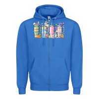 Retro Groovy Easter Zipper Hoodie | Teevron