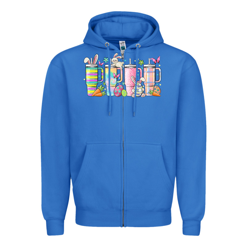 Retro Groovy Easter Zipper Hoodie by MaliasSmallBusiness | Teevron