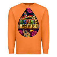 Carrot teardrop Hispanic Heritage Premium Sweatshirt - BundleAndBundleShop