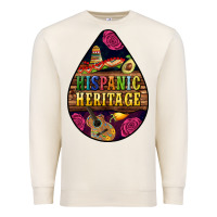 Sandshell teardrop Hispanic Heritage Premium Sweatshirt - BundleAndBundleShop