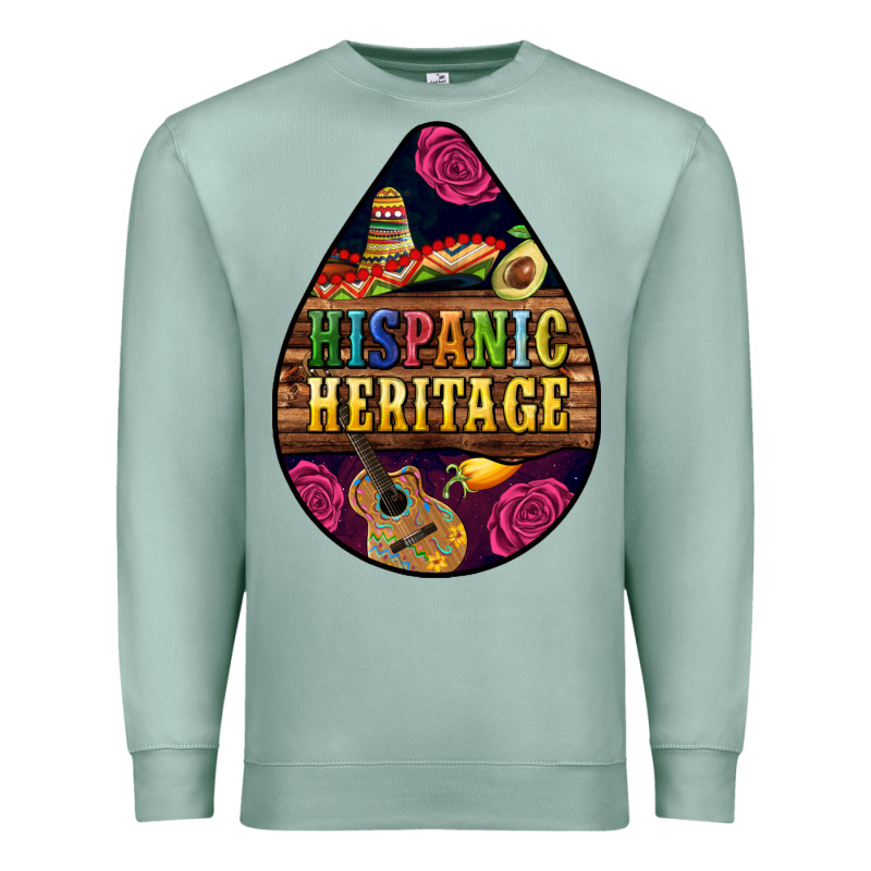 Teardrop Hispanic Heritage Premium Sweatshirt by BundleAndBundleShop | Teevron