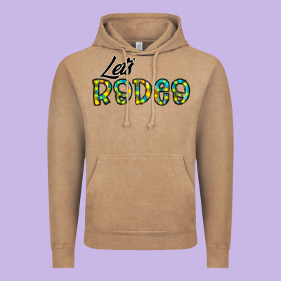 Let's Rodeo Vintage Hoodie Designed By Cowhidedigitalart