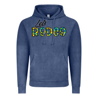 Vintage Denim let's rodeo Vintage Hoodie - CowhideDigitalArt
