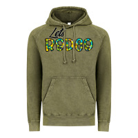 Vintage Olive let's rodeo Vintage Hoodie - CowhideDigitalArt