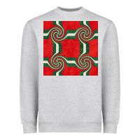 Heather Grey retro christmas seamless pattern Heavyweight Sweatshirt - BundleAndBundleShop