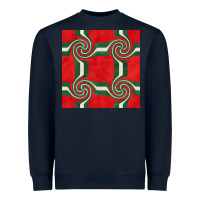 Navy retro christmas seamless pattern Heavyweight Sweatshirt - BundleAndBundleShop