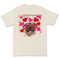 Bone Valentine's day  pug Premium Tee - RanaPortraitStore