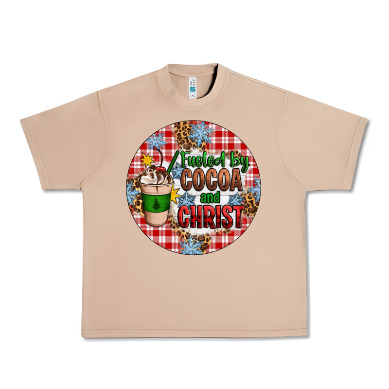 Christmas Fueled By Cocoa And Christ Ornament Urban Heavy Tee by Artiststas | Teevron