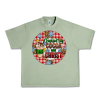Oil Green christmas fueled by cocoa and christ ornament Urban Heavy Tee - Artiststas