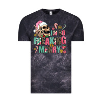 Cloud Black i m so freaking merry Vintage Tee - AdoDesignShop