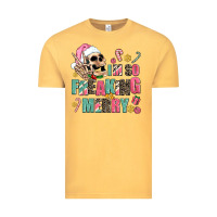 Vintage Mustard i m so freaking merry Vintage Tee - AdoDesignShop