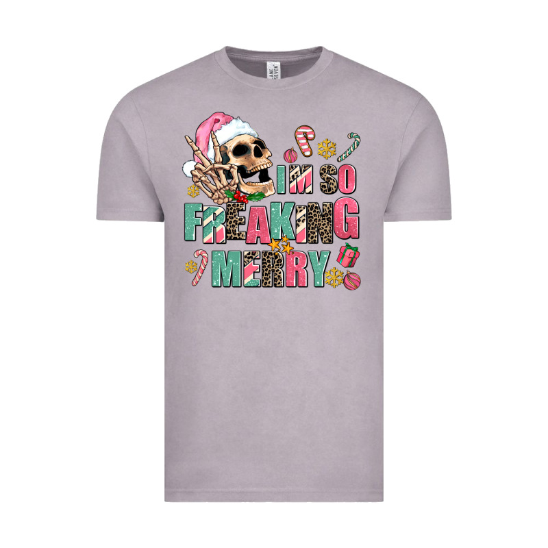 I M So Freaking Merry Vintage Tee by AdoDesignShop | Teevron