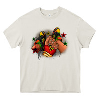 Cream Juneteenth black girl sneakers Heavy Core Tee - RanaPortraitStore