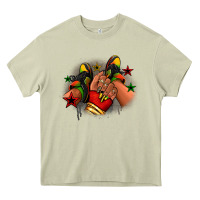 Mossy Juneteenth black girl sneakers Heavy Core Tee - RanaPortraitStore