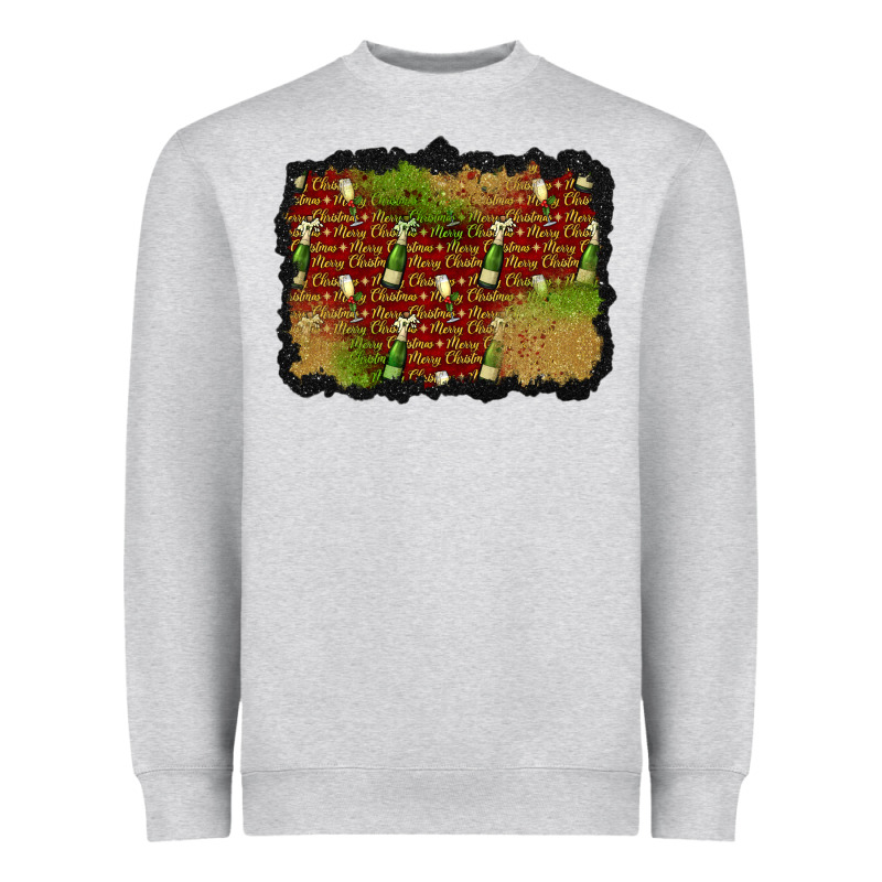 Christmas Champagne Background Heavyweight Sweatshirt by BundleAndBundleShop | Teevron