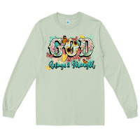 Matcha god is my refugee and strength Long Sleeve Tee - NancyCooperArtShop