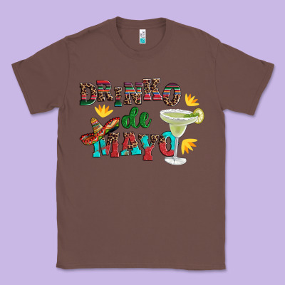 Drinko De Mayo With Margarita And  Sombrero Classic Tee Designed By Artiststas