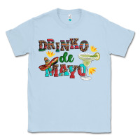 Dusty Blue drinko de mayo with margarita and  sombrero Classic Tee - Artiststas