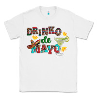 White drinko de mayo with margarita and  sombrero Classic Tee - Artiststas