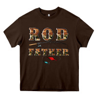 Chocolate Brown rod father Heavy Core Tee - Artiststas