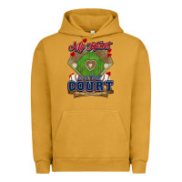 My Heart Is On That Court Baseball Urban Hoodie | Teevron