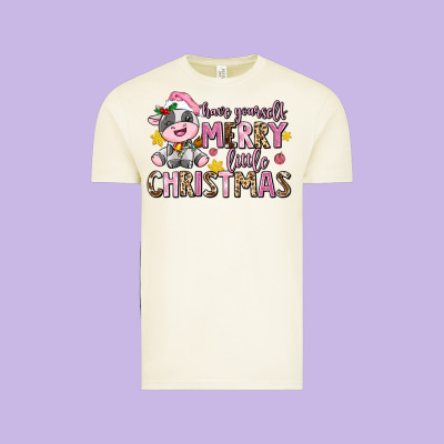 Have Yourself Merry Little Christmas Vintage Tee Designed By Adodesignshop