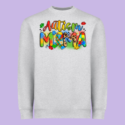 Autism Mama Heavyweight Sweatshirt Designed By Artiststas