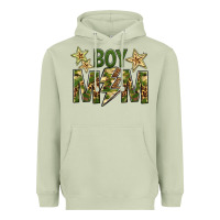 Matcha Boy Mom Heavyweight Hoodie - BundleAndBundleShop