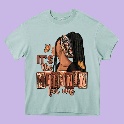 Heavy Core Tee It's the melanin for me