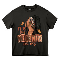Asphalt It's the melanin for me Heavy Core Tee - RanaPortraitStore