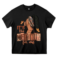 Black It's the melanin for me Heavy Core Tee - RanaPortraitStore