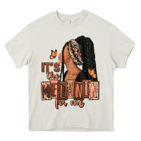 Cream It's the melanin for me Heavy Core Tee - RanaPortraitStore