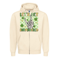 Sandshell let's get shamrocked Zipper Hoodie - MaliasSmallBusiness