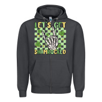 Smoke let's get shamrocked Zipper Hoodie - MaliasSmallBusiness