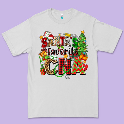 Santa's Favorite Cna Premium Tee Designed By Zillion Design Studio