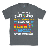 Charcoal Heather LIL Autism Mom Classic Tee - CowhideDigitalArt