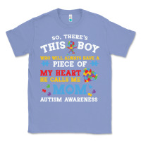 Colony Blue LIL Autism Mom Classic Tee - CowhideDigitalArt