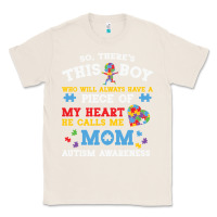Natural LIL Autism Mom Classic Tee - CowhideDigitalArt