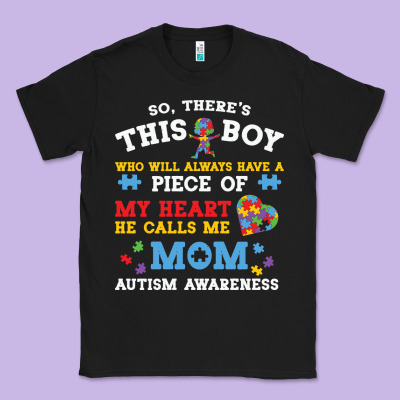 Lil Autism Mom Classic Tee Designed By Cowhidedigitalart