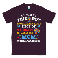 Plum LIL Autism Mom Classic Tee - CowhideDigitalArt