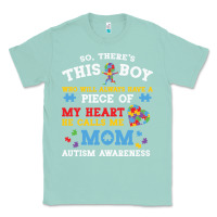 Seafoam LIL Autism Mom Classic Tee - CowhideDigitalArt