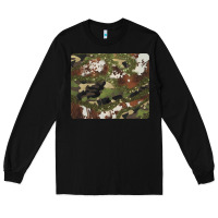 Black black and brown cowhide camouflage Long Sleeve Tee - BarkalooDesign