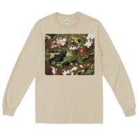 Mushroom black and brown cowhide camouflage Long Sleeve Tee - BarkalooDesign
