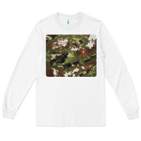 White black and brown cowhide camouflage Long Sleeve Tee - BarkalooDesign