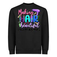 Black making hair beautiful is kinda my thing Heavyweight Sweatshirt - Artiststas